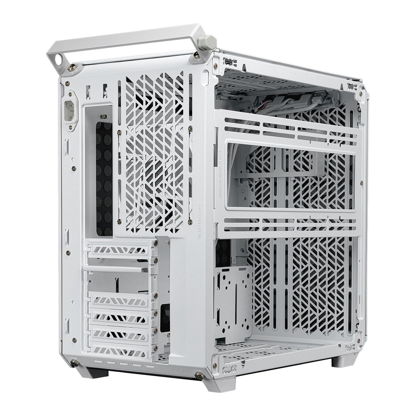 Cooler Master Qube 500 Flatpack, Macaron, Modular Mid-Tower w/ Tempered Glass Window, E-ATX/ATX/MicroATX/Mini-ITX