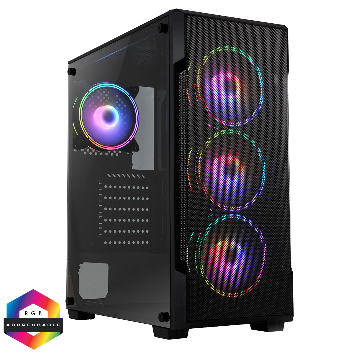 OCHW Intel Core I3-10100F CPU, Quad Core 4.3Ghz Home Office Gaming Computer 2GB Nvidia Geforce GT 710 Graphics Windows 11 Pro