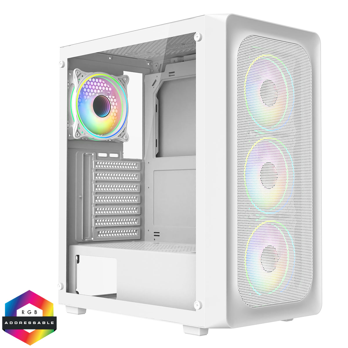 OCHW Gaming PC ⢠Intel Core i5 12400F ⢠Nvidia RTX 4060 8GB GDDR6 ⢠16GB RAM 3200MHz ⢠1TB SSD ⢠600W PSU ⢠White Mesh RGB Gaming PC Case ⢠Wifi ⢠Windows 11